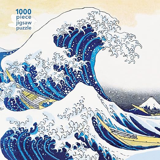 Adult Jigsaw Puzzle Hokusai: The Great Wave: 1000-piece Jigsaw Puzzles